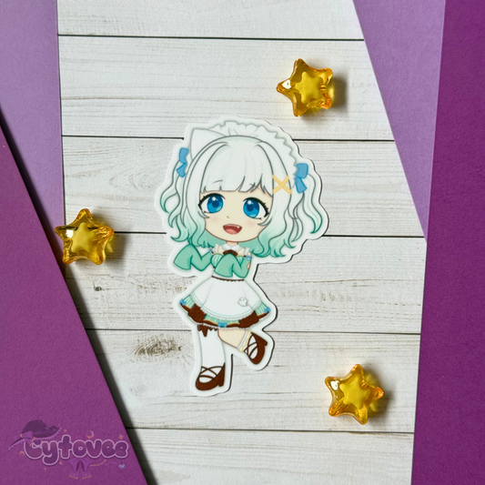 Mint Fantome - VTuber EN [3" Vinyl Sticker]