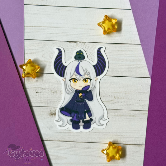 La+ Darkness - Hololive JP [3" Vinyl Sticker]