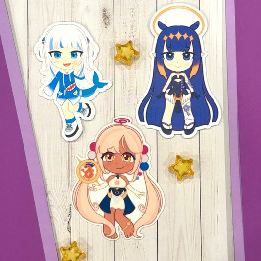 Hololive EN [3" Vinyl Stickers]