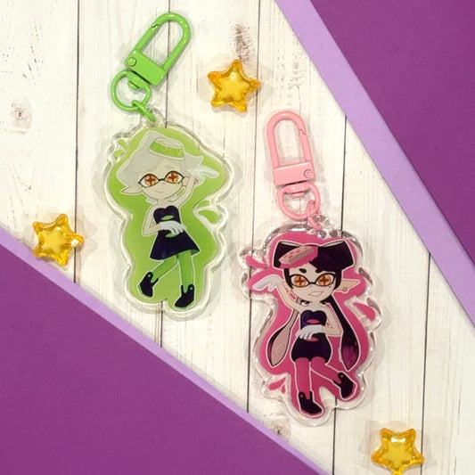 Squid Sisters - Splatoon [2.5" Acrylic Keychains]