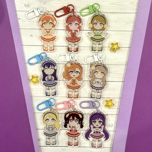 μ's - Love Live! [2.5" Acrylic Keychains]