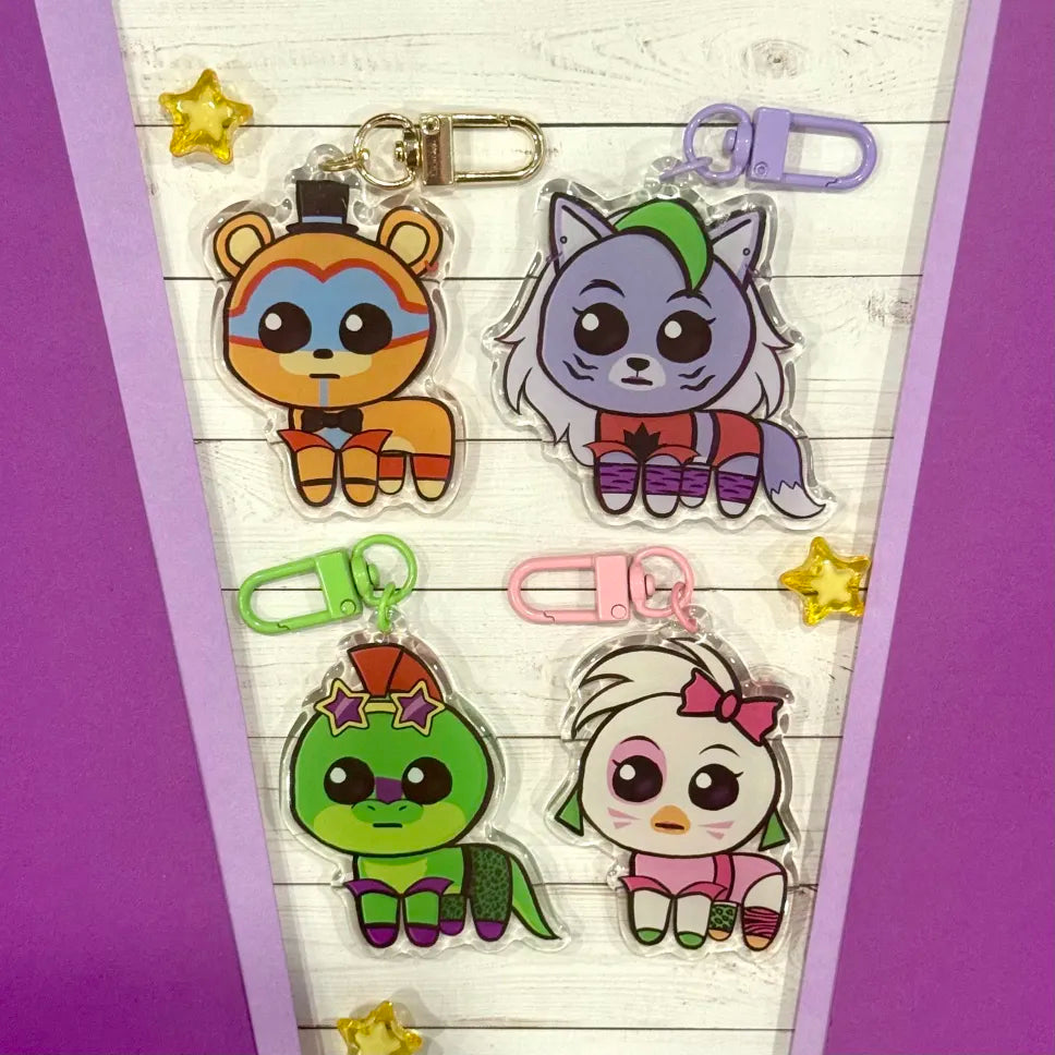 Security Breach TBH Creatures - FNAF [2.5" Acrylic Keychains]